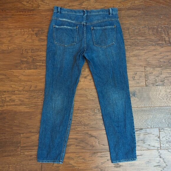Free People Boyfriend Jeans Distressed Button Fly 26 - Picture 5 of 10